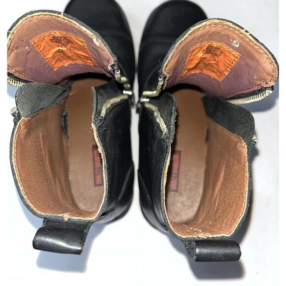 Harley Davidson Amherst‎ Moto Motorcycle Riding Chunky Y2K Boots #82016 Sz 7.5 - Picture 8 of 10
